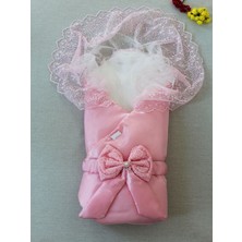 Sylar Yenidoğan Kumru Inci Fiyonk Kristal Parlak Duvaklı Kundak Bebek Battaniyesi