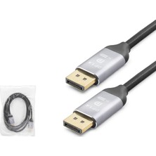 EkoAlışverişDünyam Displayport Kablo 8k 144 Hz 1.8 M - Siyah HDX7871