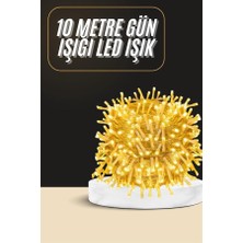 10 Metre Günışığı LED Işık Fişli Dekoratif Ortam Aydınlatması 3 Modlu LED Şerit Işık - Lisinya