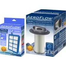 BLC Filtre Aeroflow® Philips Marathon Serisi Elektrikli Süpürgeler ile Uyumlu Filtre Seti | 1x FC8038/01 - 1x FC8048/01 (Yıkanabilir Hepa)