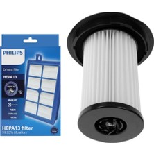 BLC Filtre Philips Marathon Serisi Elektrikli Süpürgeler ile Uyumlu Filtre Seti | 1x FC8038/01 - 1x FC6086/01 (Orijinal Kutulu Hepa)