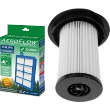 BLC Filtre Philips Ergofit FC9252/01 Uyumlu Filtre Seti | 1x FC8038/01 - 1x FC6086/01 (Aeroflow® Optimal Hepa)