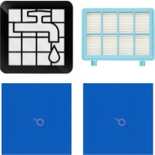 BLC Filtre Philips Powerpro Compact FC9329/69 Uyumlu FC8010/01 Yıkanabilir Filtre Seti | 2x Sünger Filtreli