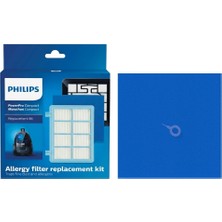 BLC Filtre Philips Powerpro Compact FC9352/61 Uyumlu FC8010/01 Yıkanabilir Filtre Seti - Orijinal Kutulu | 2x Sünger Filtreli
