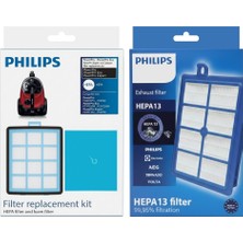 BLC Filtre Philips Powerpro FC8761/72 Uyumlu Filtre Seti - Orijinal Kutulu | 1x FC8038/01 - 1x CRP754/01