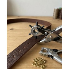 Epilons Deri Delme Atı 2li Kemer Çanta Ayakkabı Delme Pensesi Seti