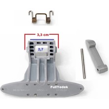 FullYedek  lg MEB61841201 Mandal dili Tutamak , Çamaşır Makinesi Kapak Açma Mandalı Seti