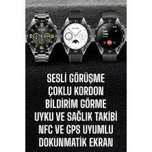 Epilons Akıllı Saat Titreşimli Amoled Ekran Uyku ve Sağlık Takibi Sesli Görüşme