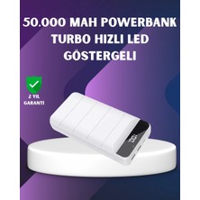 Epilons 50000MAH Yüksek Kapasiteli Powerbank Hızlı Şarj ve LED Ekranlı