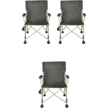 Kılıçaslan Camp Madfox 3'lü Warden Katlanır Kamp Sandalyesi Yeşil