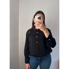 Hena Store Fiyonk Detay Kadın Gömlek