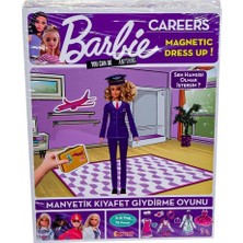Balkan Grup 1918 Dıytoy Barbie Careers Manyetik Kıyafet Giydirme Oyunu / 3-8 Yaş