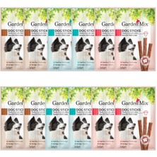 Miçiko Kuzu-Somon-Dana Aromalı 3lü Stick Köpek Ödülü 12LI Paket