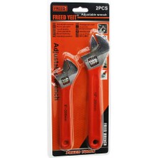 E-Bulurum 2pcs Set   8 İNÇ-200MM - 10 İNÇ-250MM  Kurbağacık Anahtar Seti (5067)