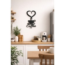 Abenova Mutfak & Kahve Köşesi Modern Duvar Süsü | Kalp Buhar Detaylı