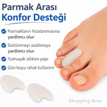 Shopping Area Adiva Silikon Parmak Ayırıcı 2'li L-Xl (41-46)
