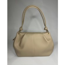 Düğüm Detaylı Suni Deri El ve Omuz Çantası