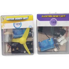 Emin Deney Malzemeleri Motor Deney Seti ve Elektrik Deney Seti 2 Li