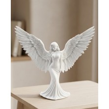 Karahanbey Dekoratif Melek Insan Figürlü 3D Heykel Biblo Ev Dekoru - Lisinya
