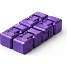 Generic Sonsuz Küp Stres Oyuncağı - 3D Baskı Hareketli Infinity Cube - Odaklanma ve Antistres Fidget Toy