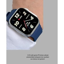 Kaia Life Ultra Akıllı Saat 2.05 Inç Büyük Ekran Bluetooth Aramalı IP67