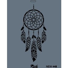 Sb Shopping New Seri N-448 Stencil 35X25 cm