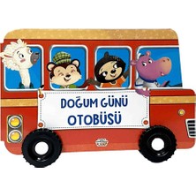 0-6 Yaş Yayınları Doğum Günü Otobüsü Tekerlekli Kitaplar