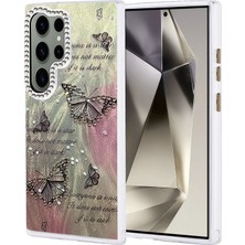  Samsung Galaxy S24 Ultra Kılıf Blade Aynalı Desenli Kapak - Desen 6 Nemere