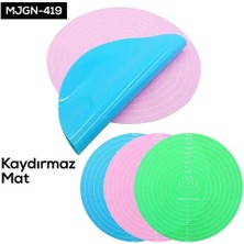 Nemere Kaydırmaz Silikon Hamur Açma Matı | 50X40 cm Ölçülü Silpat Hamur Hazırlama Matı