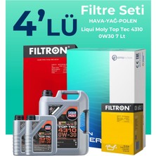 Filtron Ford Ranger 2.0 Ecoblue Filtre Bakım Seti Liqui Moly Motor Yağlı (2019-2022) 4 Lü