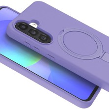  Samsung Galaxy A17 5g Regal Magsafe Standlı Kapak - Lila Nemere