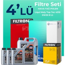 Filtron Land Rover Evoque 2.0 Dizel Filtre Bakım Seti Liqui Moly Motor Yağlı (2014-2020) 4 Lü