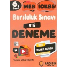 Ardışık Yayınları 6. Sınıf Bursluluk 5li Deneme