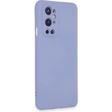  One Plus 9 Pro Kılıf Nano Içi Kadife Silikon - Lila Nemere