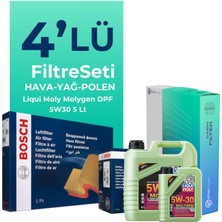 Bosch Opel Insignia 1.6 Turbo Filtre Bakım Seti Liqui Moly Motor Yağlı (2009-2016) 4 Lü