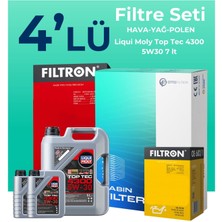 Filtron Nissan Navara 2.5 Dizel Filtre Bakım Seti Liqui Moly Motor Yağlı (2006-2015) 4 Lü
