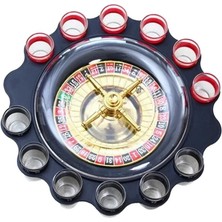 Nemere 12'li Shot Bardaklı Rulet Oyun Seti Siyah 30 cm - Eğlenceli Parti ve Etkinlik Oyunu