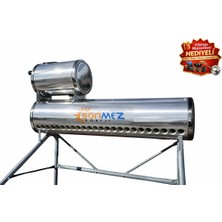 Sönmez Solar Krom 36X Vakum Tüplü Güneş Enerjisi Depoları (Sadece Depolar) (Açık Devre Doğal Akışlı)