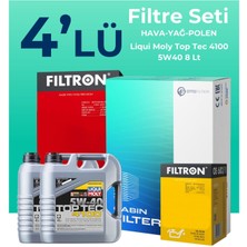 Filtron Nissan Qashqai 2.0 Dizel Filtre Bakım Seti Liqui Moly Motor Yağlı (2007-2013) 4 Lü