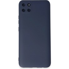  Realme C11 Kılıf Nano Içi Kadife Silikon - Lacivert Nemere