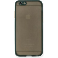  iPhone 6 Kılıf Montreal Silikon Kapak - Yeşil Nemere