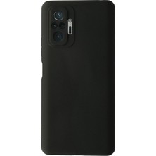  Xiaomi Redmi Note 10 Pro Kılıf Nano Içi Kadife Silikon - Siyah Nemere
