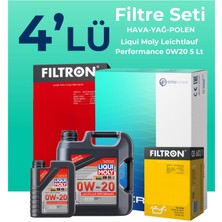 Filtron Jeep Renegade 1.5 Hybrid Filtre Bakım Seti Liqui Moly Motor Yağlı (2023-2024) 4 Lü