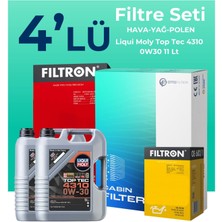Filtron Ford Transit V363 2.0 Dizel Filtre Bakım Seti Liqui Moly Motor Yağlı (2014-2024) 4 Lü