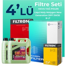 Filtron Kia Sorento 2.5 Dizel Filtre Bakım Seti Liqui Moly Motor Yağlı (2006-2011) 4 Lü