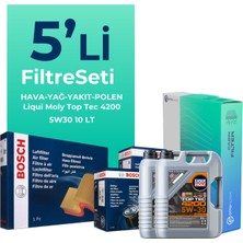 Bosch Jeep Grand Cherokee 3.0 Dizel Filtre Bakım Seti Liqui Moly Motor Yağlı (2005-2011) 5 Li