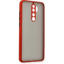  Xiaomi Redmi Note 8 Pro Kılıf Montreal Silikon Kapak - Kırmızı Nemere
