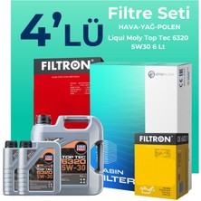 Filtron Peugeot Expert 1.5 Dizel Filtre Bakım Seti Liqui Moly Motor Yağlı (2017-2025) 4 Lü