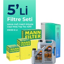 Mann Filter Mann Audi A4 40 Tdi Filtre Bakım Seti Liqui Moly Motor Yağlı (2020-2024) 5 Li