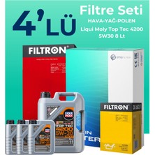 Filtron Toyota Hilux 2.8 Filtre Bakım Seti Liqui Moly Motor Yağlı (2015-2021) 4 Lü